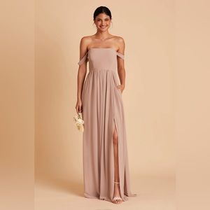 Birdy Grey Blush Off-Shoulder Wedding Dress